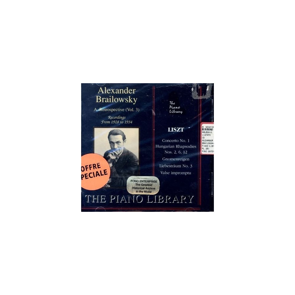 LISZT - Brailowsky - Concerto pour piano et orchestre n°1 en mi bémol ma